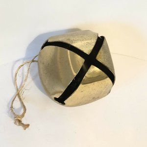 COPY - Giant Solid Gold Brass Sleigh Santa Reindeer Bell